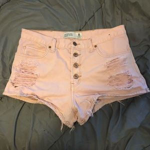 Abercrombie & Fitch High Rise Shorts